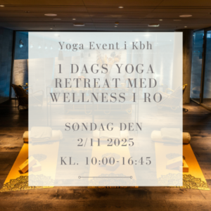 1 dags yoga og spa retreat i Kbh den 2/11-2025