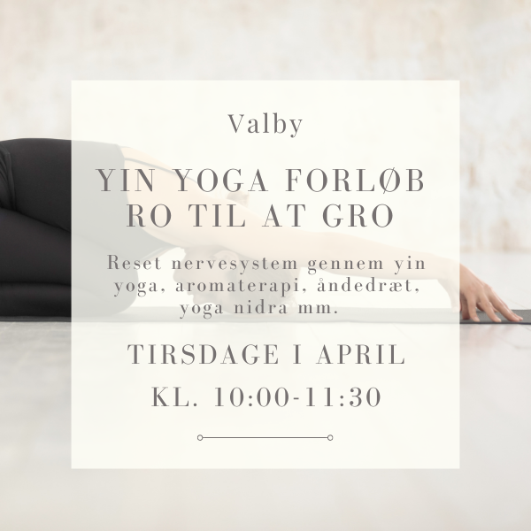 yin yoga forløb i april